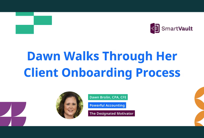 Resources Dawn Brolins Tips For Client Onboarding With Smartvault